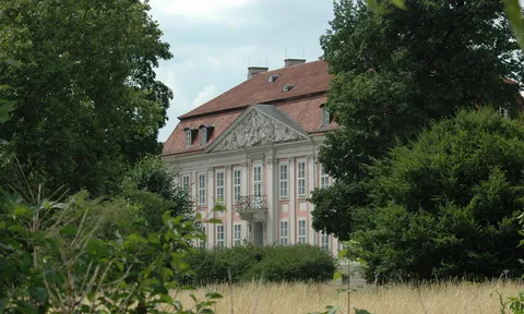 Schloss Friedrichsfelde framed by its parkland