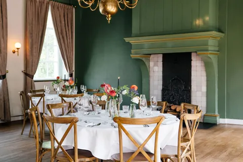 Historic reception room at Het West-Indisch Huis